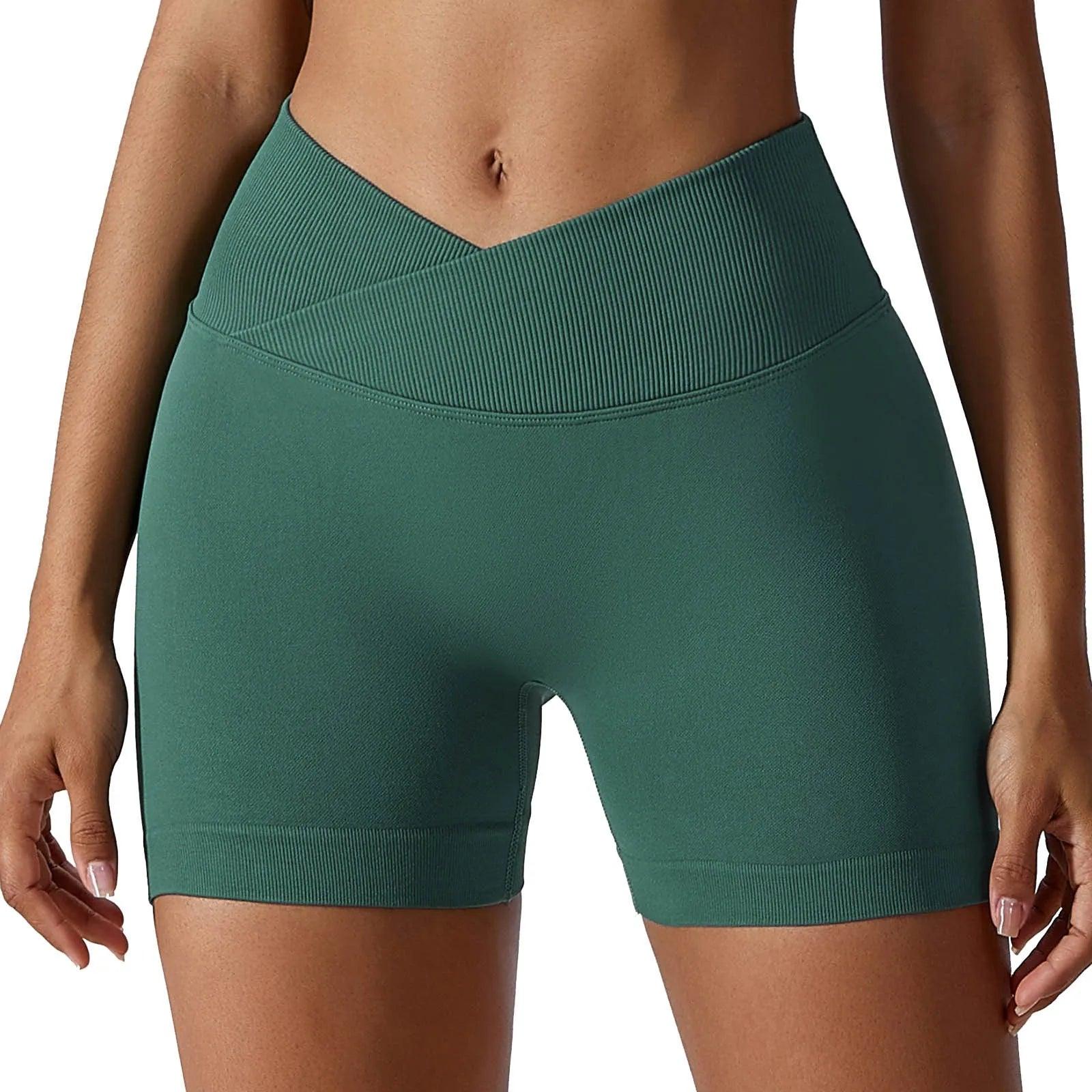 Trendy Seamless Biker Shorts Women Solid Push Up Fitness Shorts High Waist Clothing Workout Short Leggings Comfortable Female 5 - Torrster