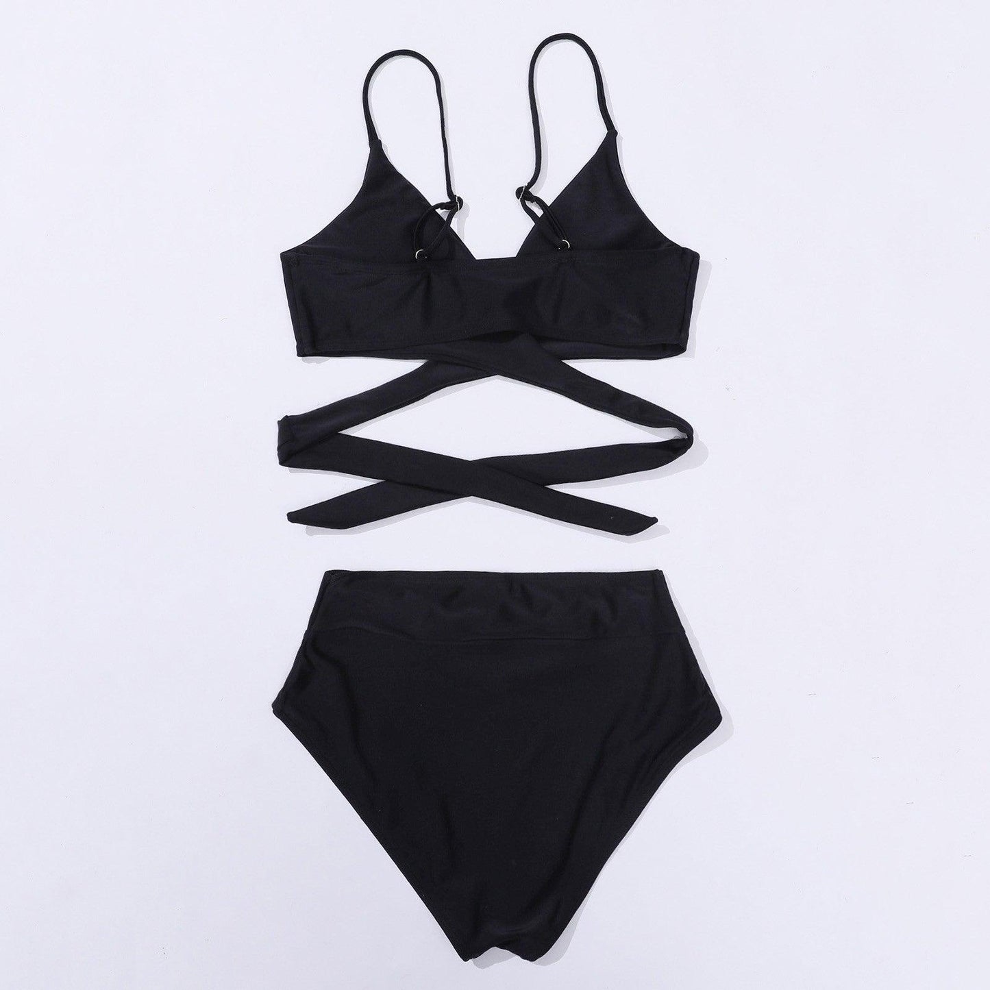 Woman Clothing Swimsuit For Women 2024 Plus Size High Waist Two Pieces Beach Bathing Suit Swimwear Trajes De BañO Mujer - Torrster