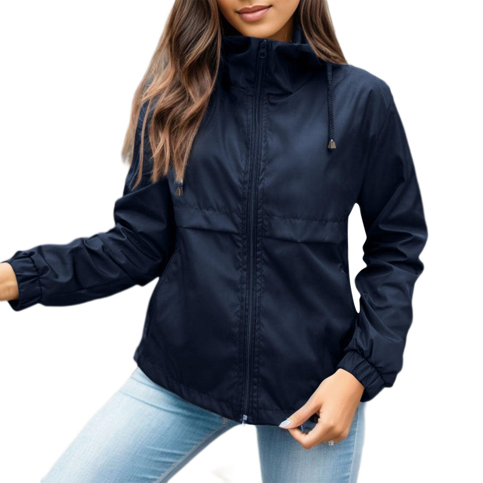 Women Jacket Tactical Waterproof Windbreaker Jackets Female Hooded Hip-hop Pilot Windproof Coats women's outdoor hiking raincoat - Torrster