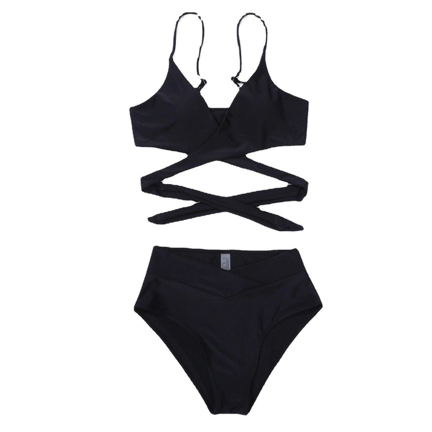 Woman Clothing Swimsuit For Women 2024 Plus Size High Waist Two Pieces Beach Bathing Suit Swimwear Trajes De BañO Mujer - Torrster