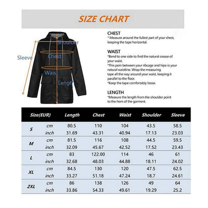 Women Solid Rain Jacket Outdoor Plus Size Hooded Windproof Loose Coat Women's Athletic Jackets - Torrster