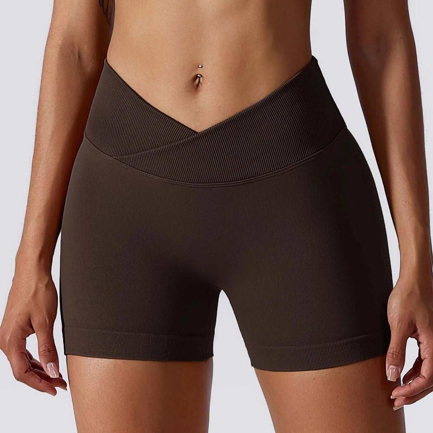 Trendy Seamless Biker Shorts Women Solid Push Up Fitness Shorts High Waist Clothing Workout Short Leggings Comfortable Female 5 - Torrster